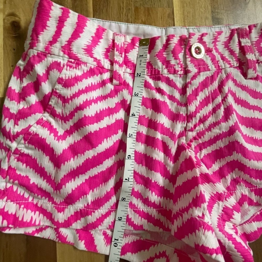 Lilly Pulitzer Women’s The Walsh Shorts Tropical Pink Zebron Size 0 - Picture 3 of 8